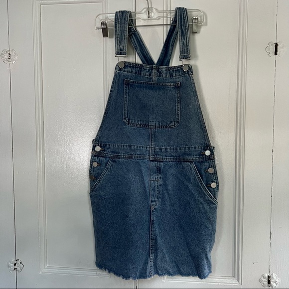 H & M Denim Overall Dress Size 10 - Picture 6 of 6